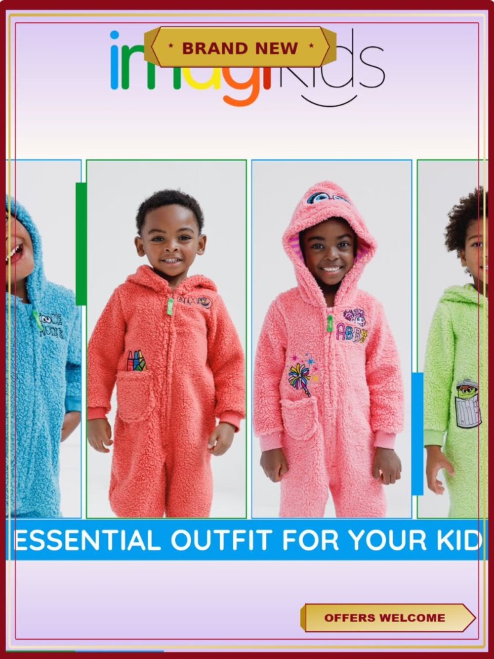 Sesame Street Oscar the Grouch Cozy Sherpa Zip Up Costume Coverall - Picture 2 of 4